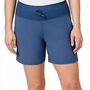TUFF ATHLETICS Women'd Navy Blue Athletic Shorts XL